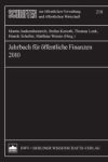 Jahrbuch öffentliche Finanzen 2010 - Martin Junkernheinrich, Stefan Korioth, Thomas Lenk