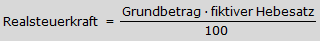 Berechnung Realsteuerkraft