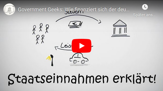 Government Geeks - Wie finanziert sich der deutsche Staat? - Staatseinnahmen erklärt (Video)